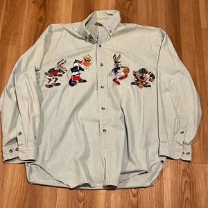 Large Looney tones button down